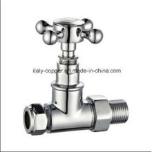 CE Certified Chromed Brass Radiator Angle Valve (AV3087)